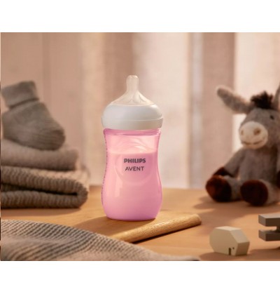 Biberon 260ml Natural Response 3.0 Rose Avent