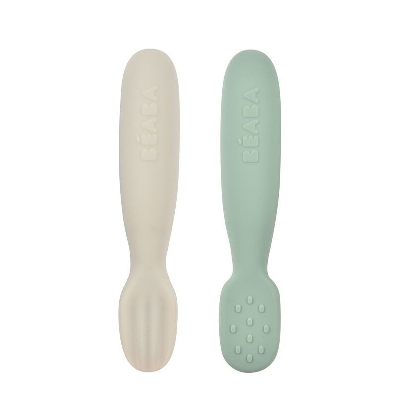 Beaba cuillere 2eme âge silicone light mist BEABA Pas Cher 