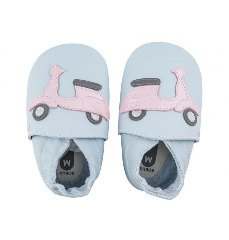 Chaussons soft soles Grey...
