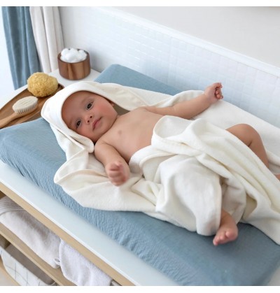 Serviette de Bain Bébé / enfant- Serviette en fibre de bambou 90cm