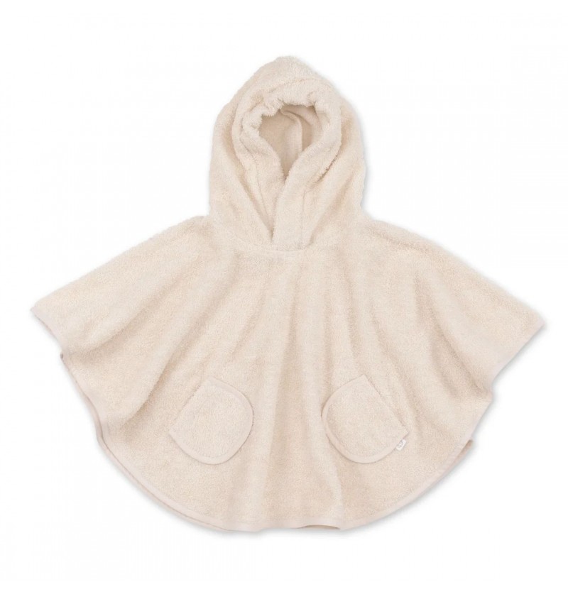 Poncho de bain 9-36m Cream...