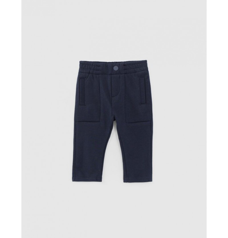 Pantalon bleu marine Ikks
