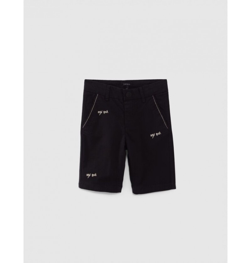 Short chino noir Ikks