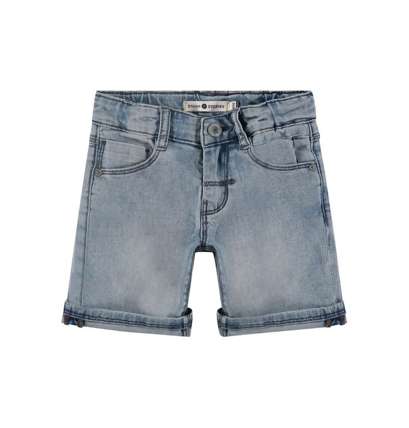 Short jeans bleu clair...