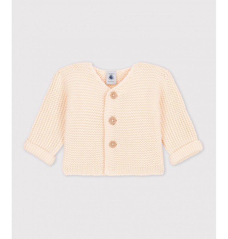 Cardigan tricot beige Petit...