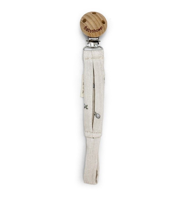 Attache-tétine Wood Apricot...