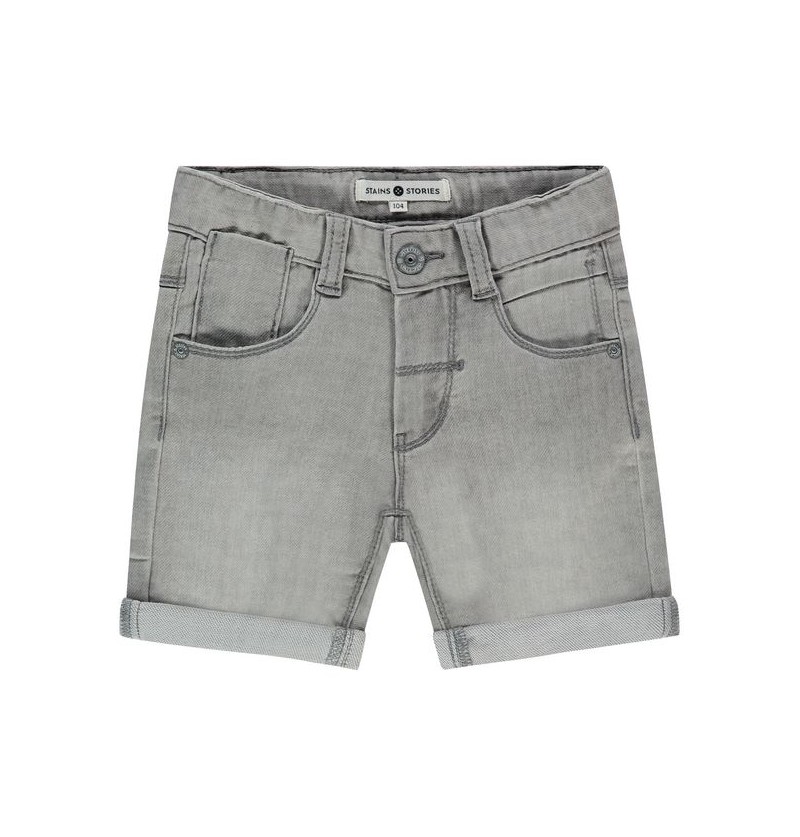 Short jeans gris...