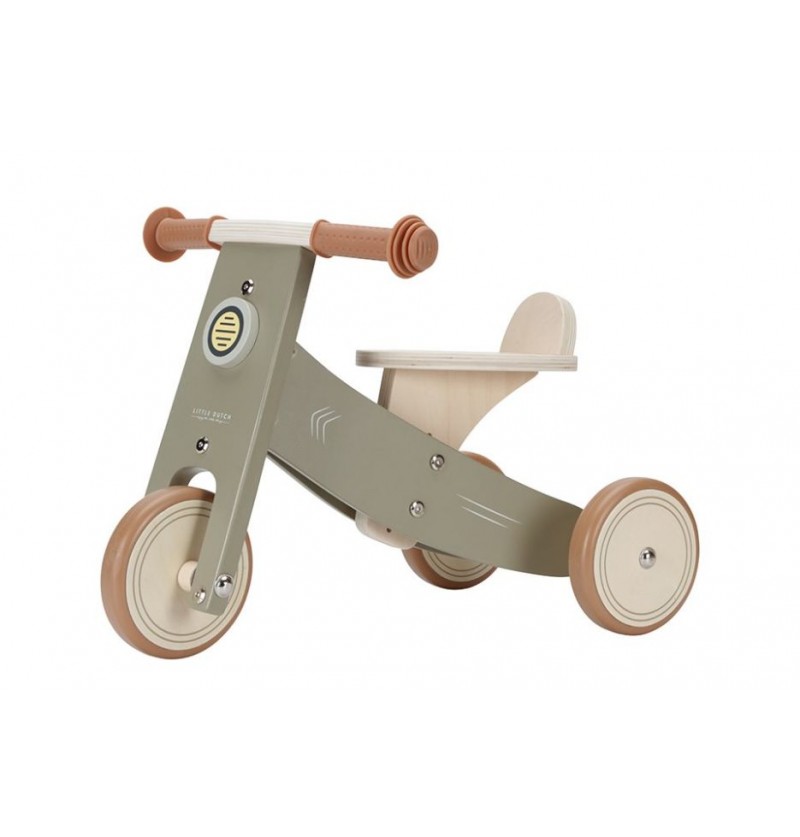 Tricycle en bois olive...