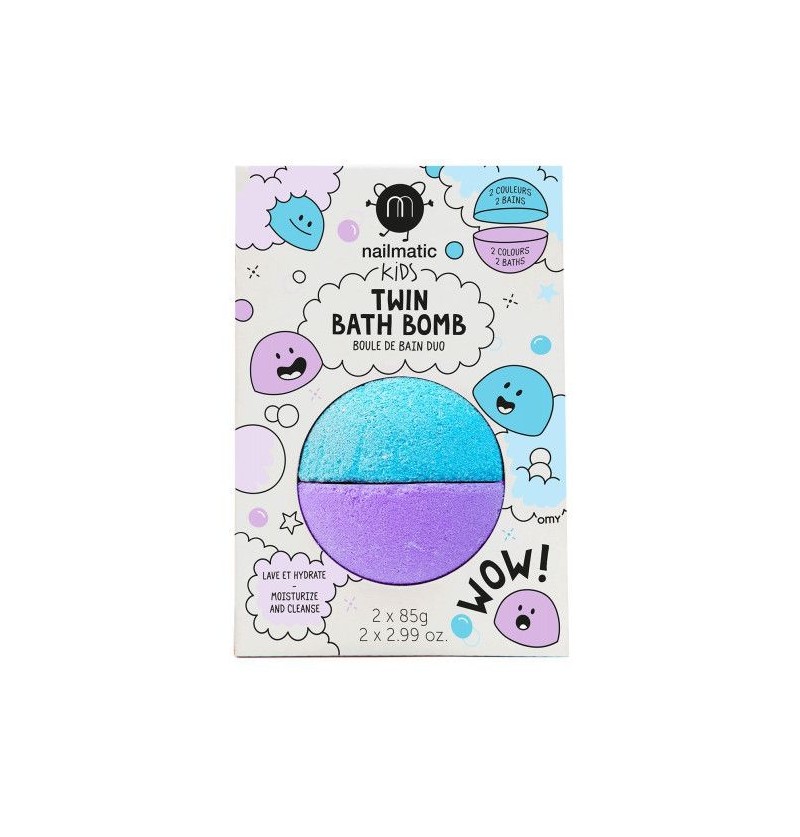 Boule de bain duo Bleu et...