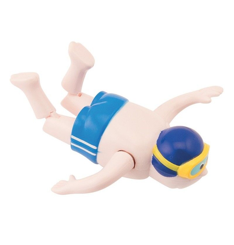 Les nageurs olympiques bleu...