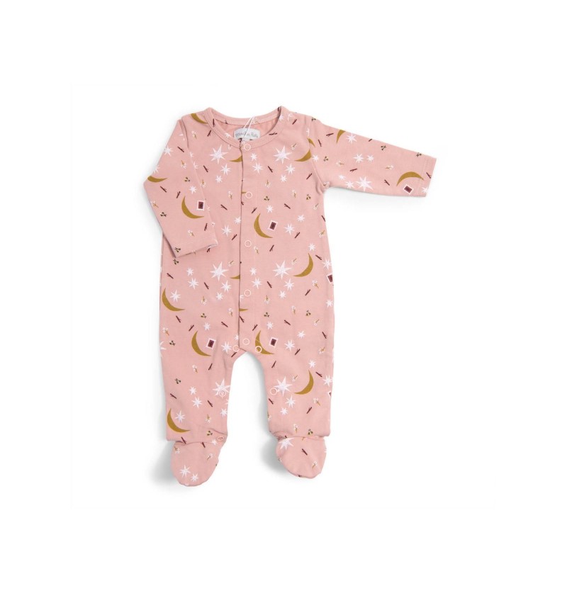 Pyjama 12m jersey rose...