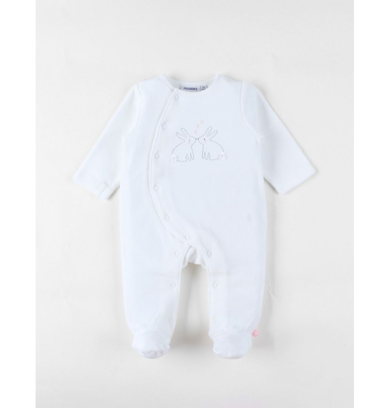 Pyjama velours Lapin blanc...