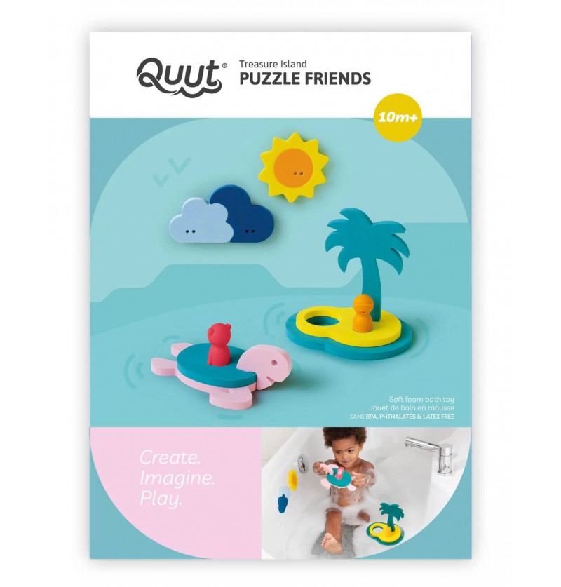 Jeu de bain - Puzzle L'Île...