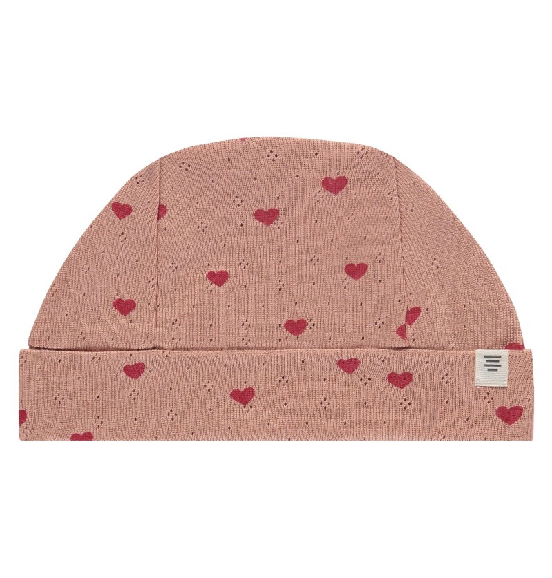 Bonnet coeur coral A Tiny...