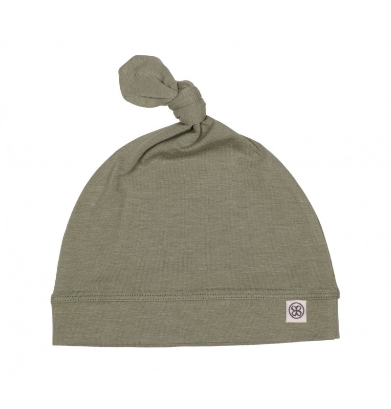 Bonnet à noeud Vert Olive...