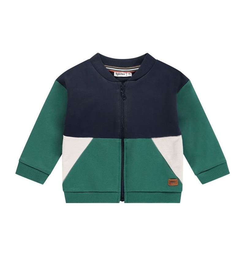 Gilet zippé Green Babyface