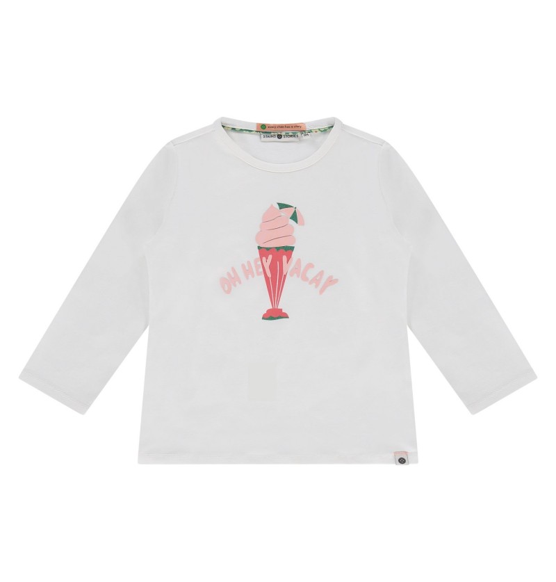 T shirt Ivory Vacay Stains...