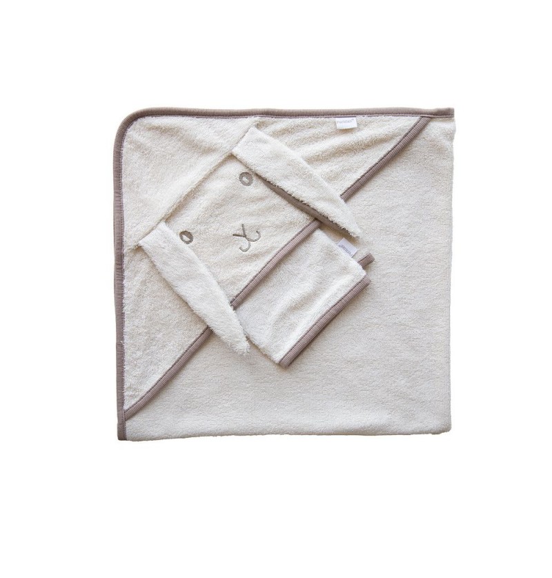 Sortie de bain +Gant Rabbit...