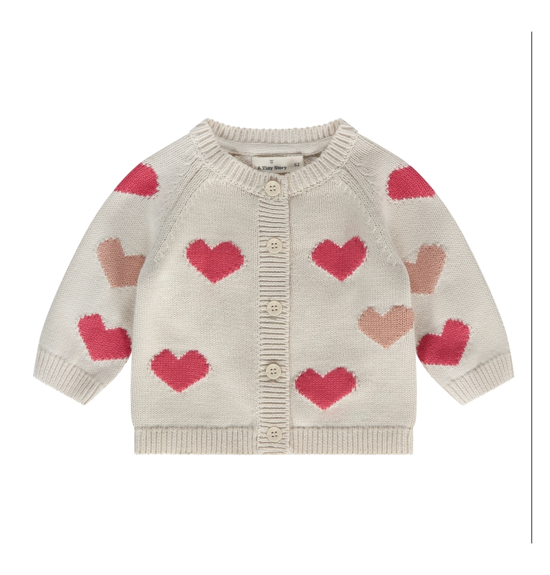 Cardigan Coeurs A Tiny Story
