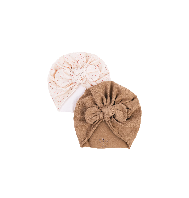 Lot 2 Turban Unique Dots...