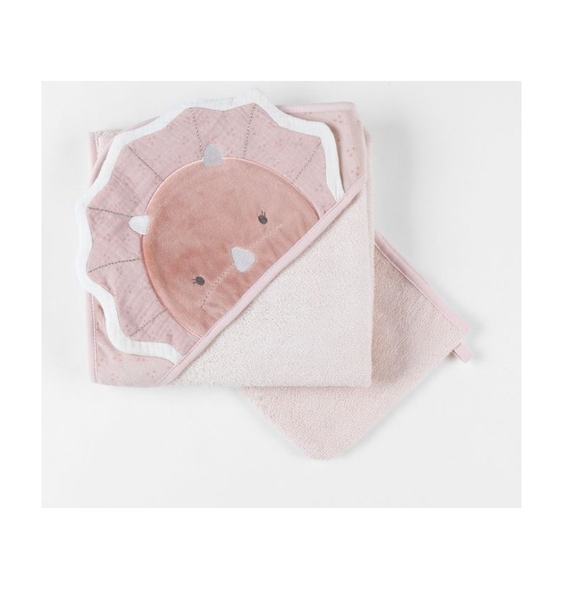 Cape de bain + gant de...