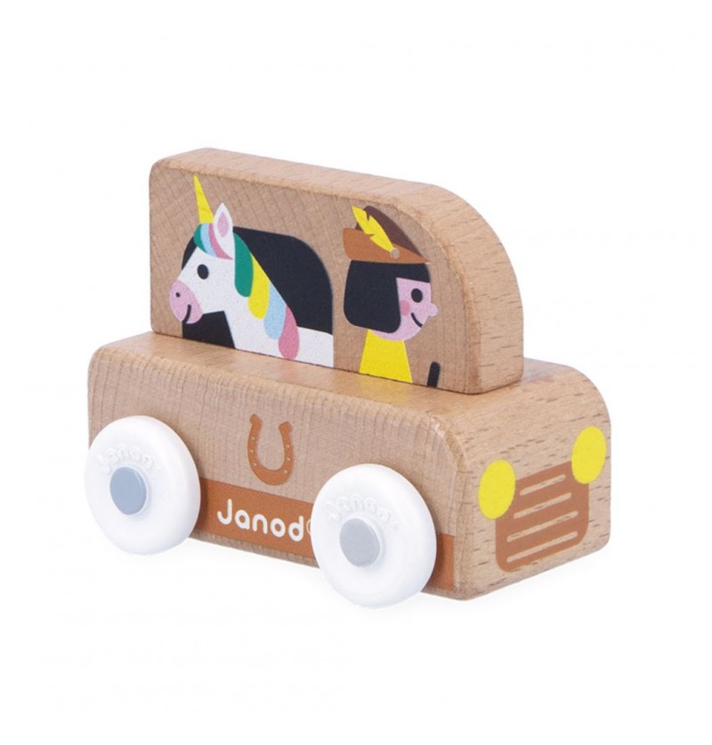 Petite voiture en bois -...