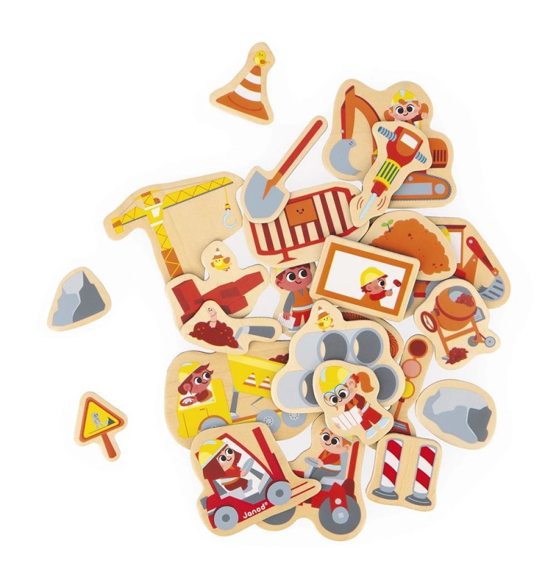 Jeu en bois - Magnets...
