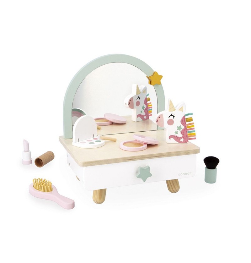 Jeu en bois - Coiffeuse de...