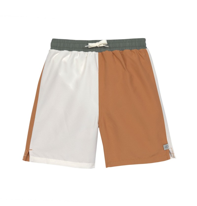 Maillot short anti-UV Écru...