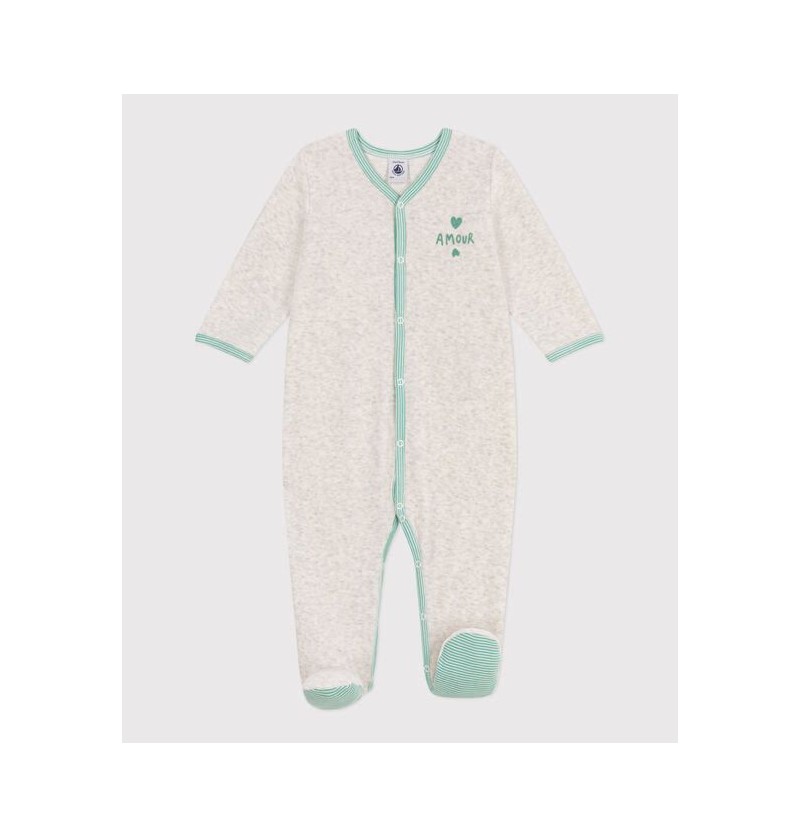 Pyjama Amour Beige/vert...