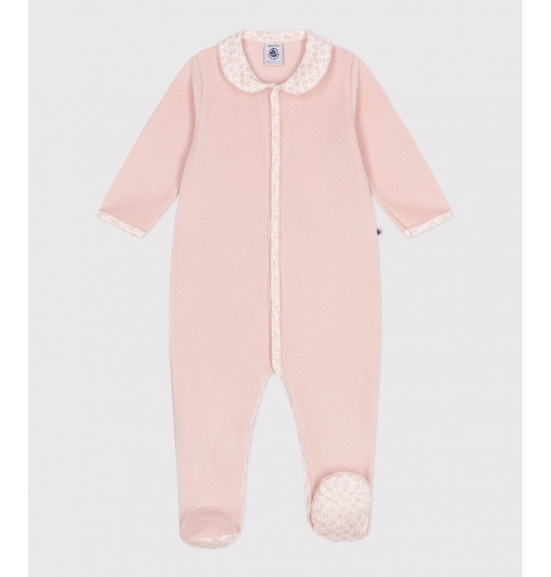 Pyjama col rose Petit Bateau