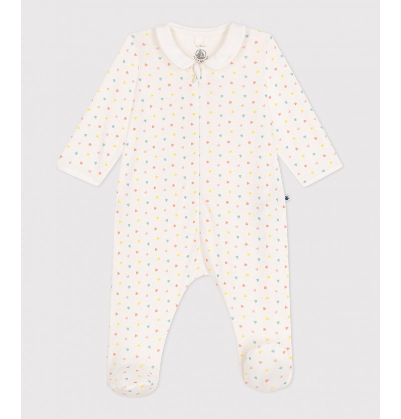 Pyjama col coeurs avec zip...