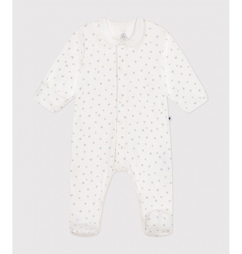 Pyjama col coeurs gris...