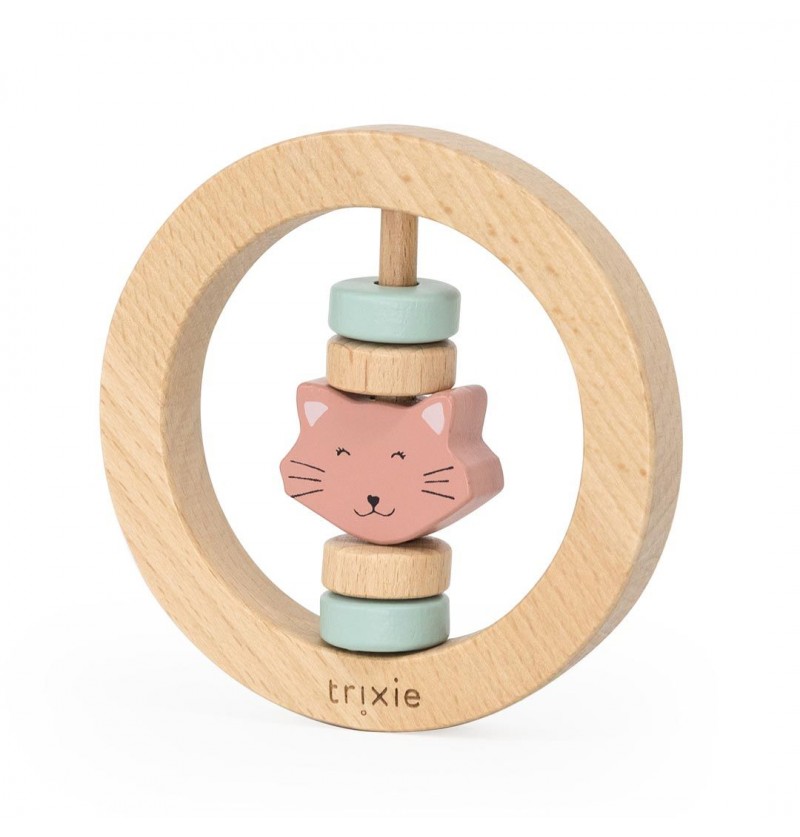 Hochet rond Mrs Cat Trixie