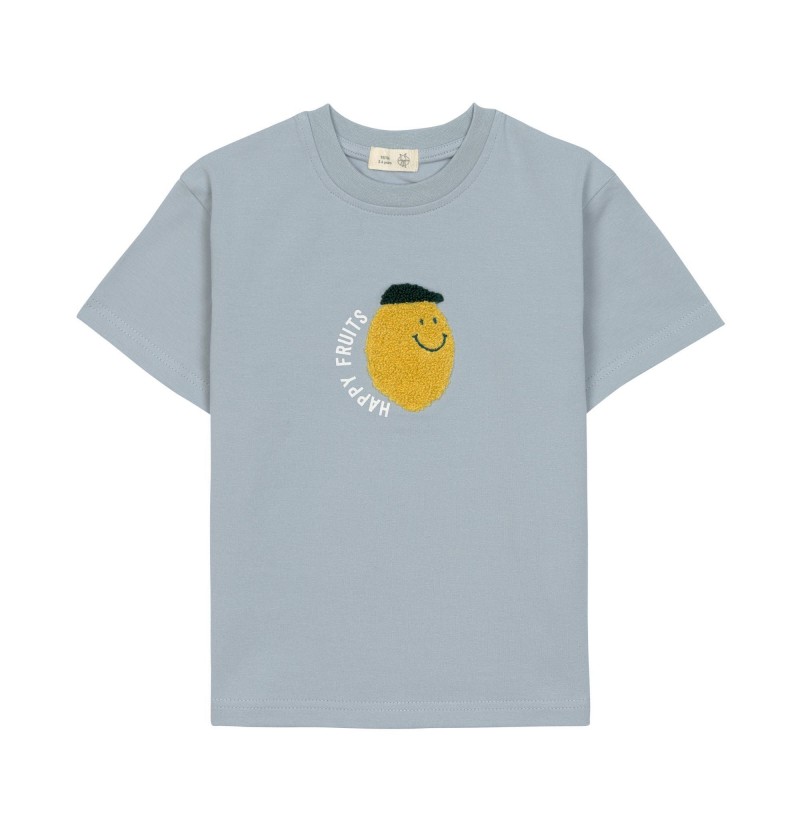 T-shirt Little Gang Citron...