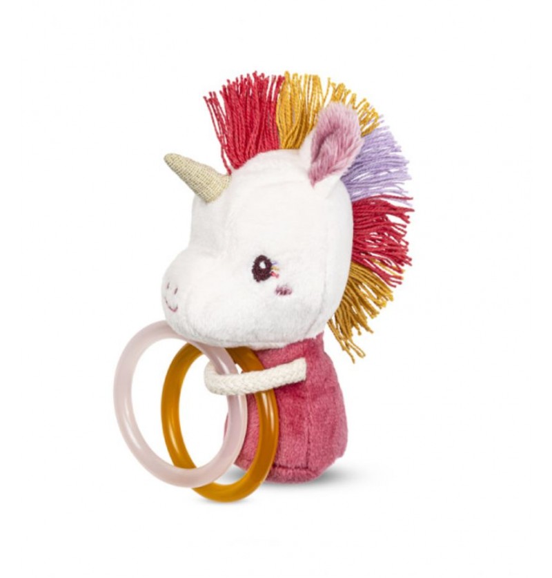 Mini-hochet Lena la licorne...
