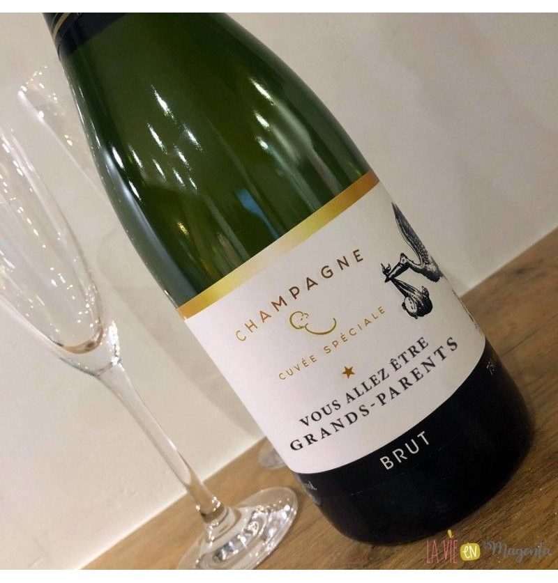 Etiquette Champagne Vous...