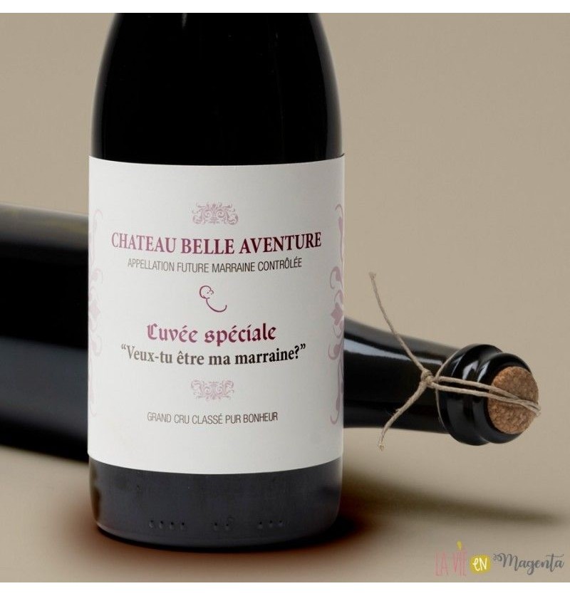 Etiquette de vin demande...