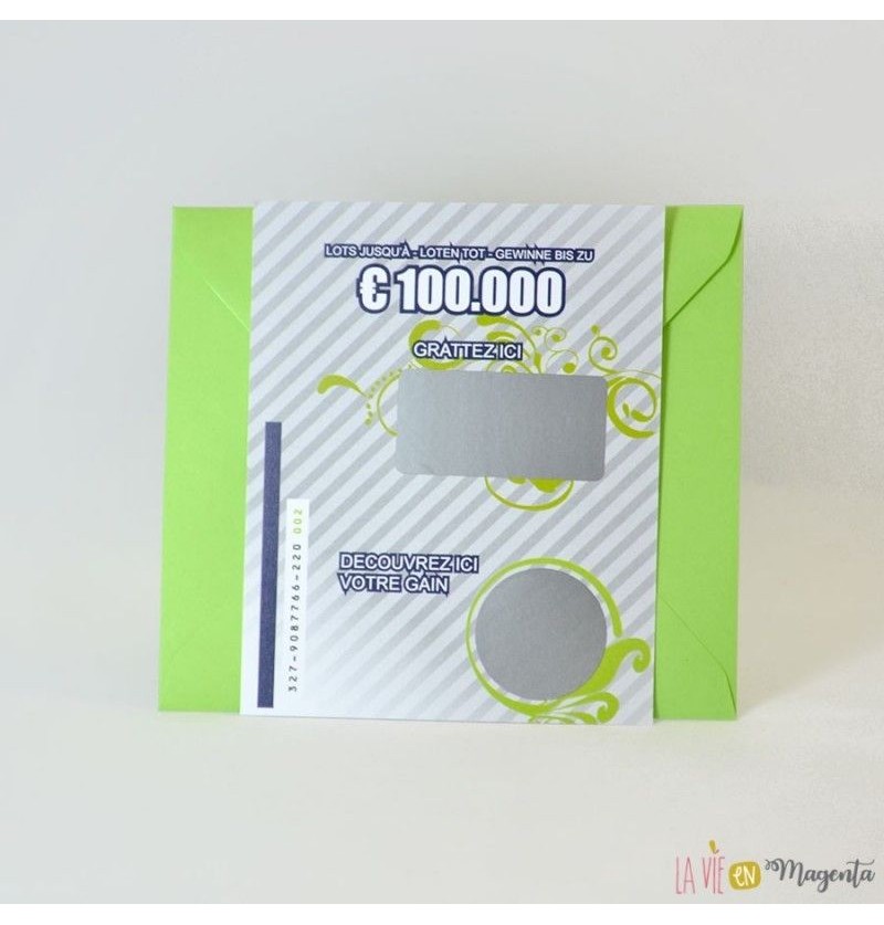 Carte à gratter "Tu vas...