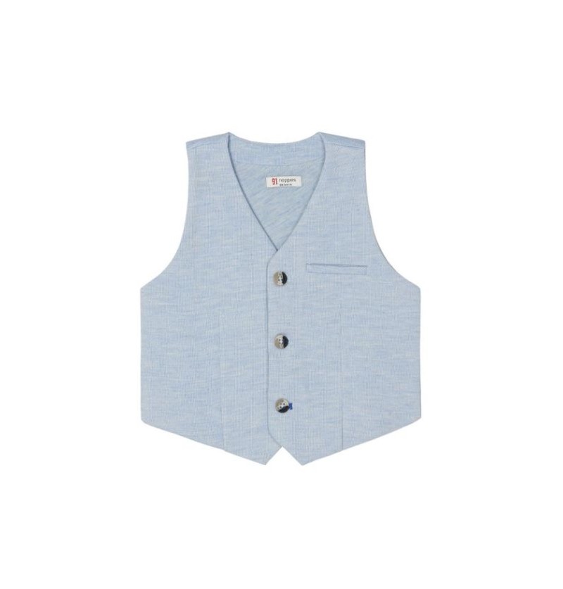 Gilet Mersin  Bleu chiné...