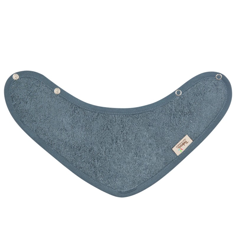 Bavoir bandana doublé Marin...