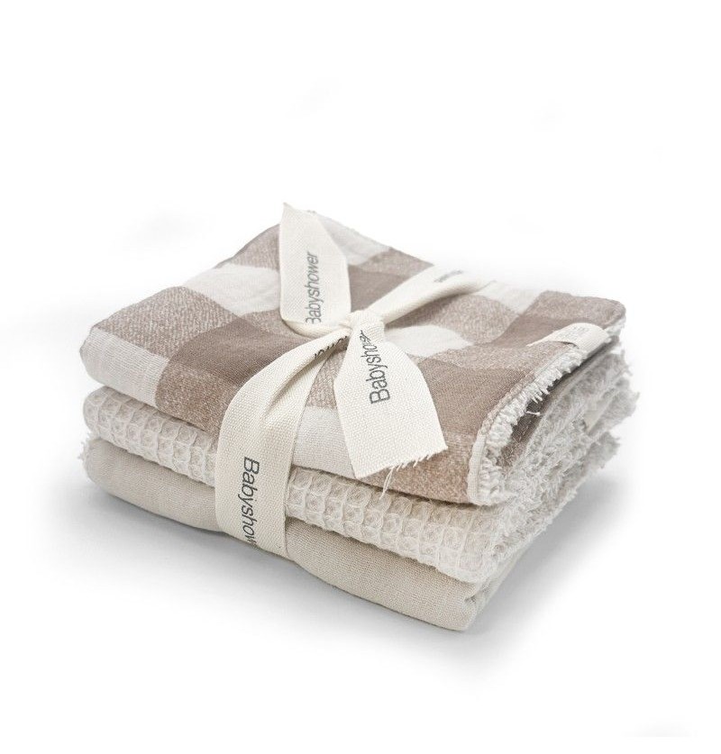 Lot de 3 serviettes Vichy...