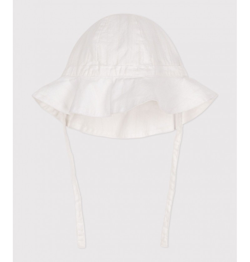 Chapeau Blanc Petit Bateau