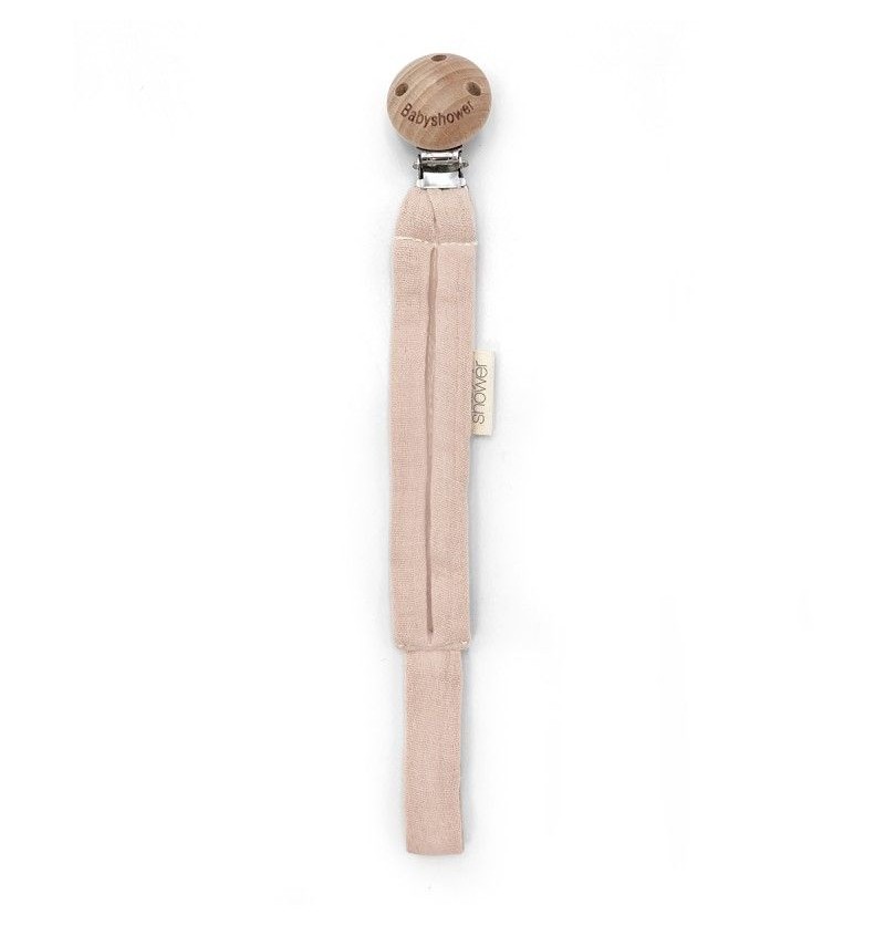 Attache-tétine Wood Nude...