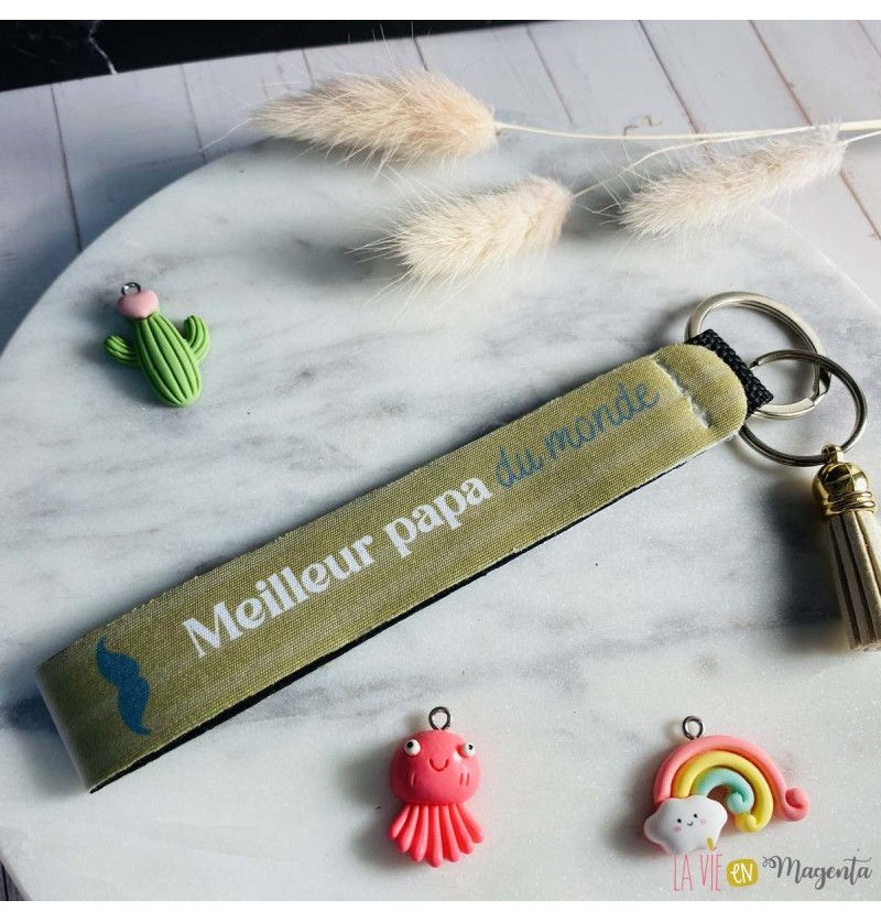 Porte clés "Meilleur papa...