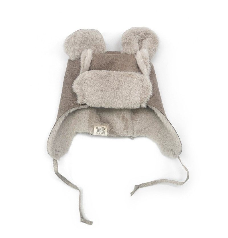 Bonnet teddy eskimo suede...