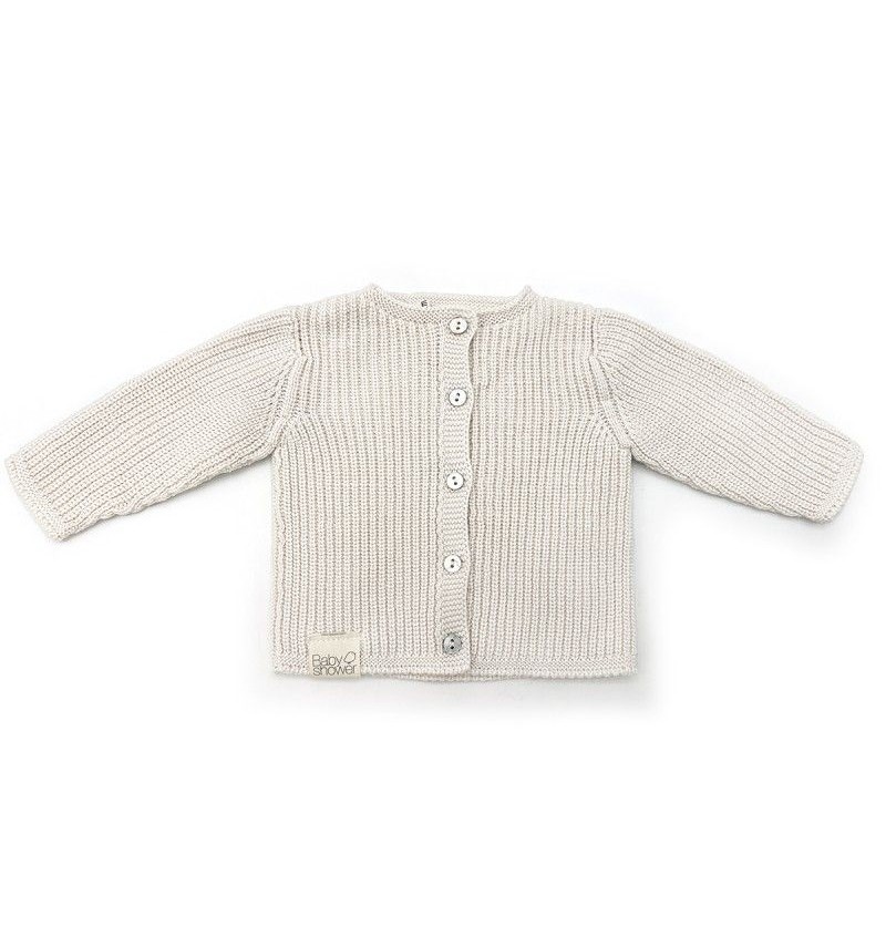 Gilet tricot Ivory Babyshower