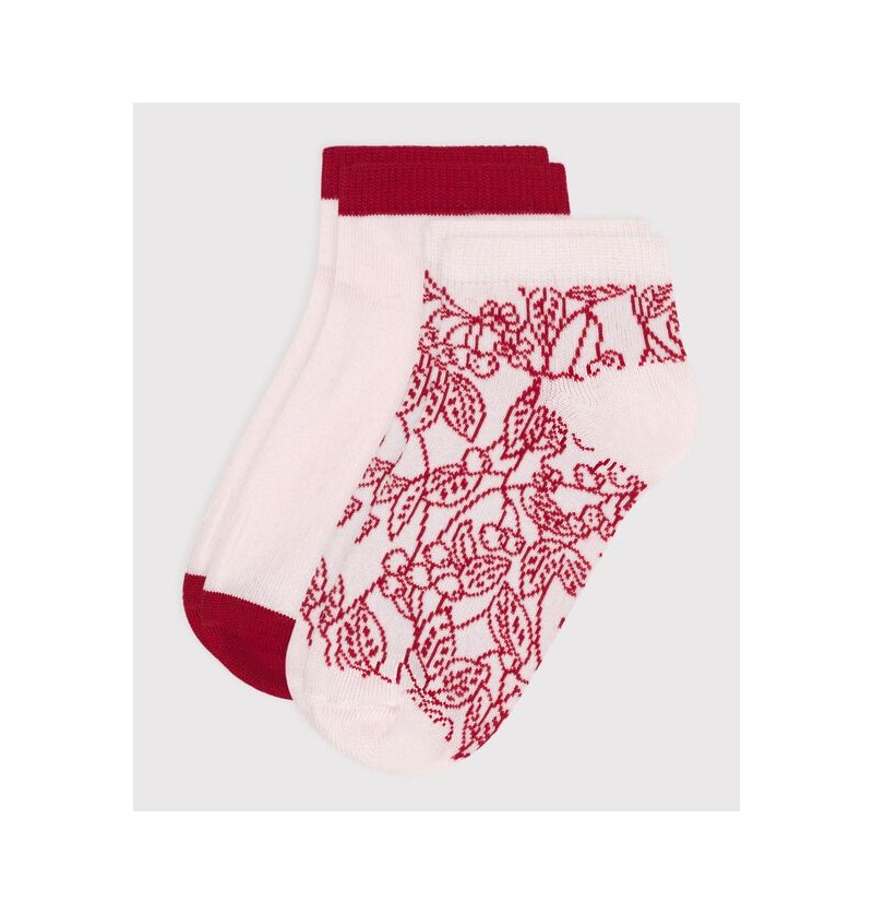 Lot de 2 chaussettes Rose...
