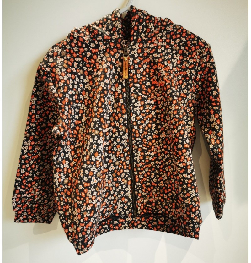 Gilet à capuche fleurs...