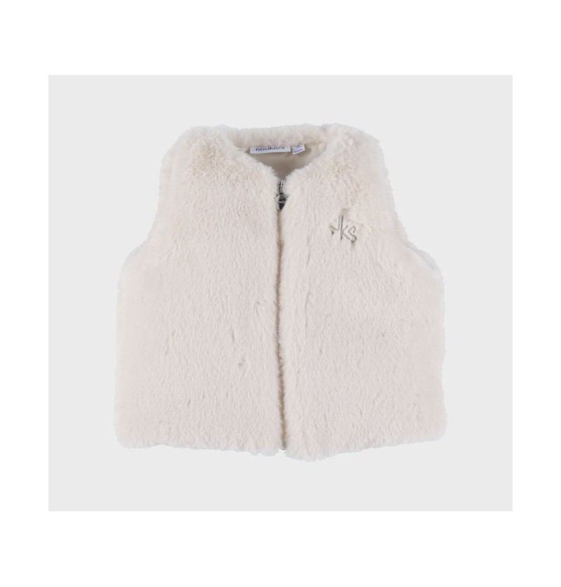 Gilet Sans Manche fourrure...